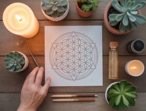 Utiliser le mandala fleur de vie comme outil énergétique chez soi