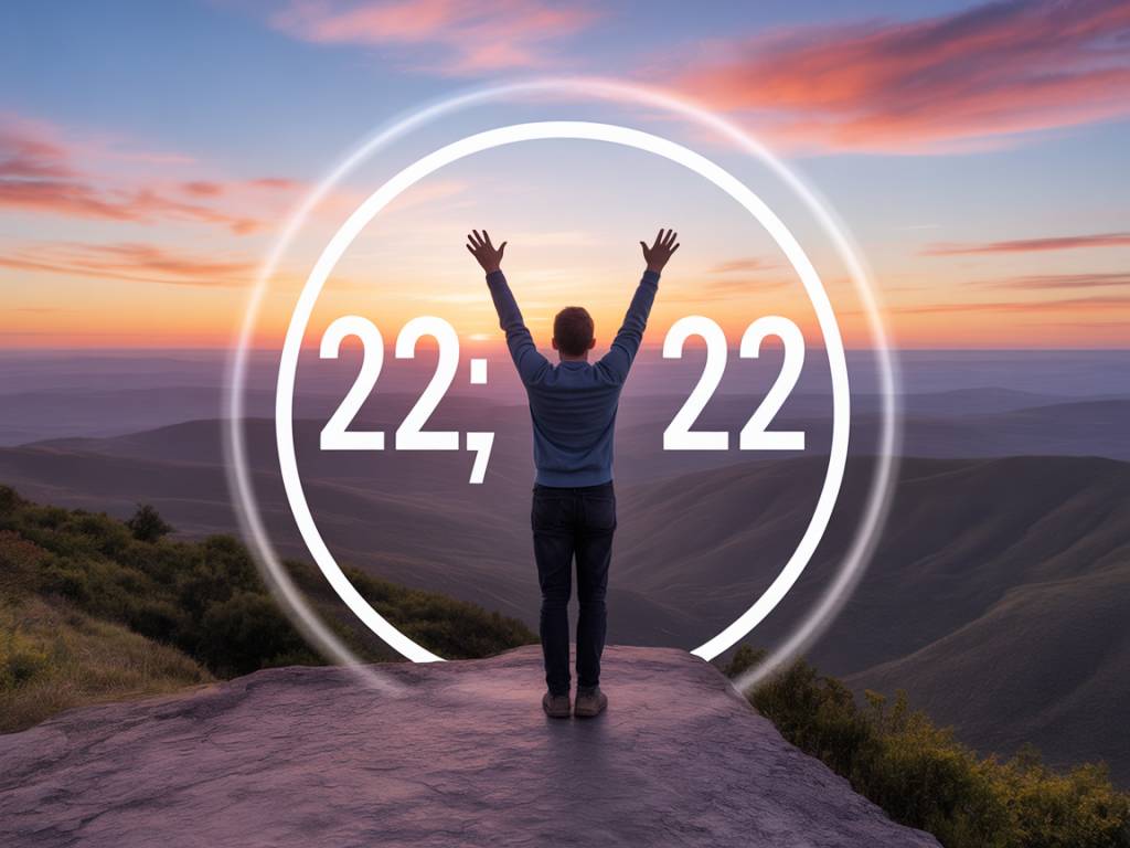 Que signifie l’heure miroir 22 22 dans votre parcours spirituel